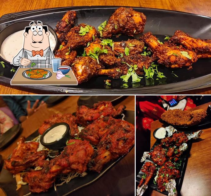 Chicken wings at Barkaas Arabic Restaurant