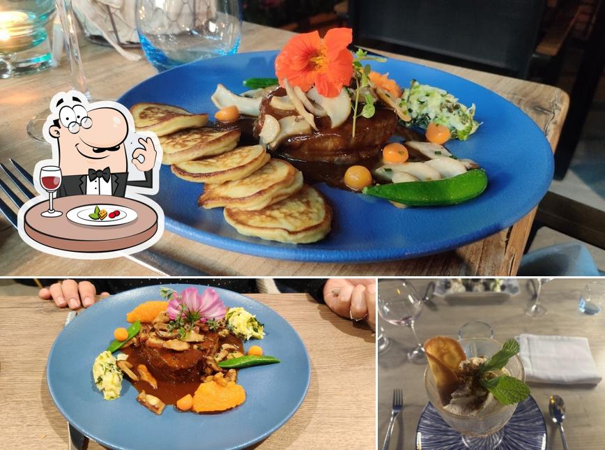 Nourriture à Bistrot le Toit Bleu - Restaurant Toit Terrasse Canet en Roussillon