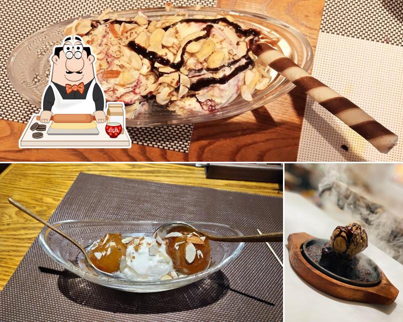 Order one of the sweet dishes