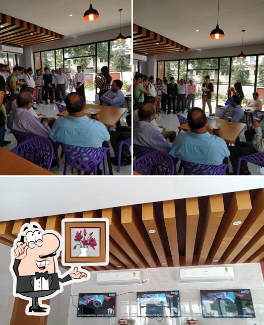 The interior of Shiru Cafe - IIT ROORKEE