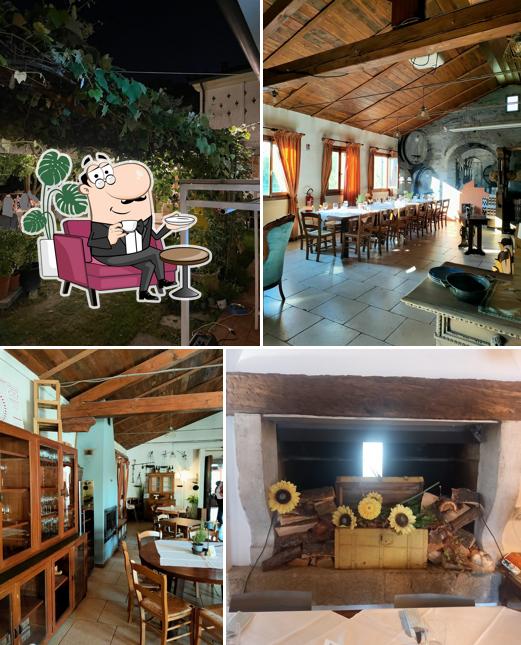 Gli interni di Osteria Vivace