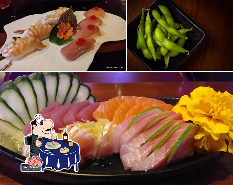 Sashimi em A Casa do Sushi