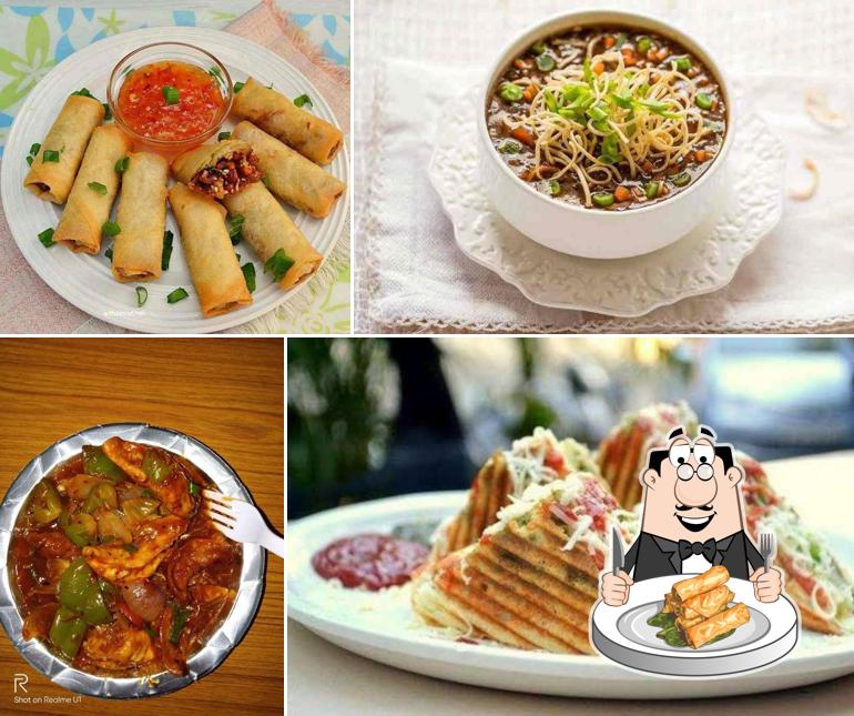 Spring rolls at Tripti Fast Food Corner