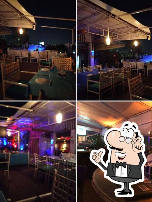 The interior of SKYE - Rooftop by Eternia