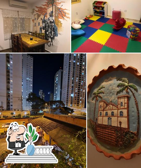 Desfrute da vista do exterior Pirineus Pizzaria Jardim Goiás