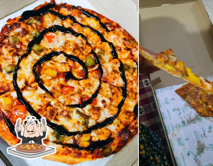 Pick pizza at CHAI VIBEZ