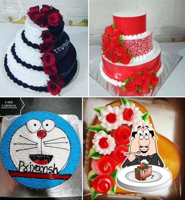 Chocolate cake at Cake Carnival Live Cake