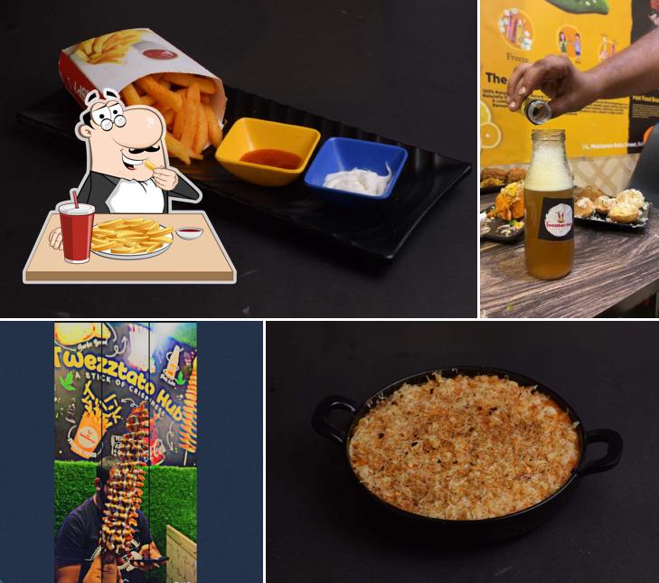 French fries at Twezztato Hub