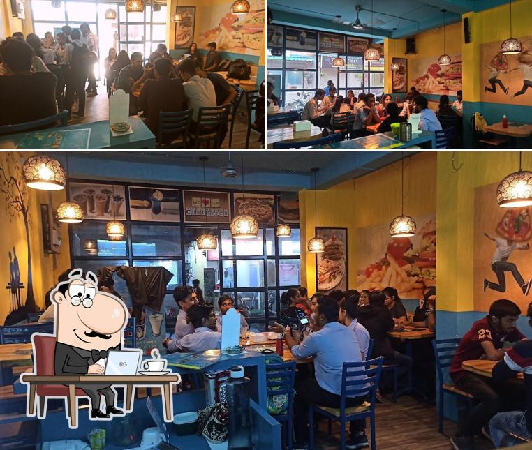 Check out how Cafe Cloud 9 looks inside