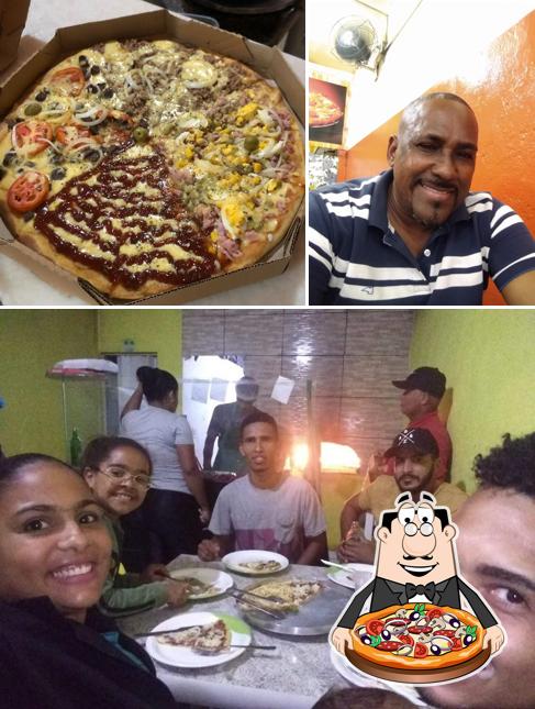 Experimente pizza no Churrascaria Pizzaria EJK