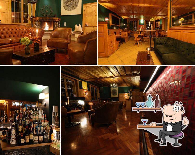 Gli interni di Saanerhof Pub