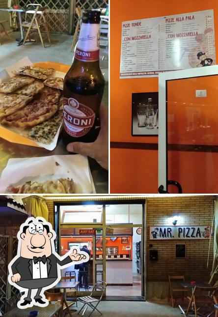 Tra le diverse cose da Mr Pizza Fiumicino si possono trovare la interni e birra