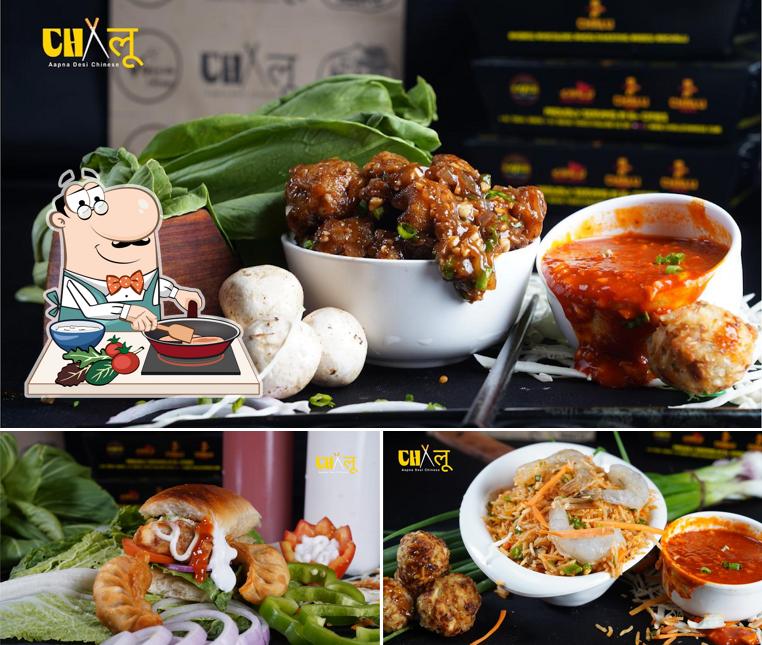 Chicken curry at Chalu Aapna Desi Chinese