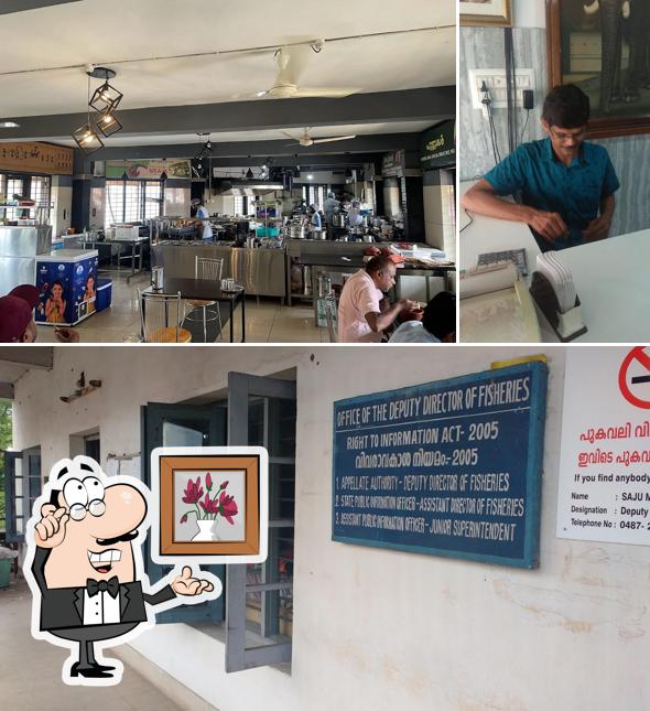 The interior of Hotel Annapoorna