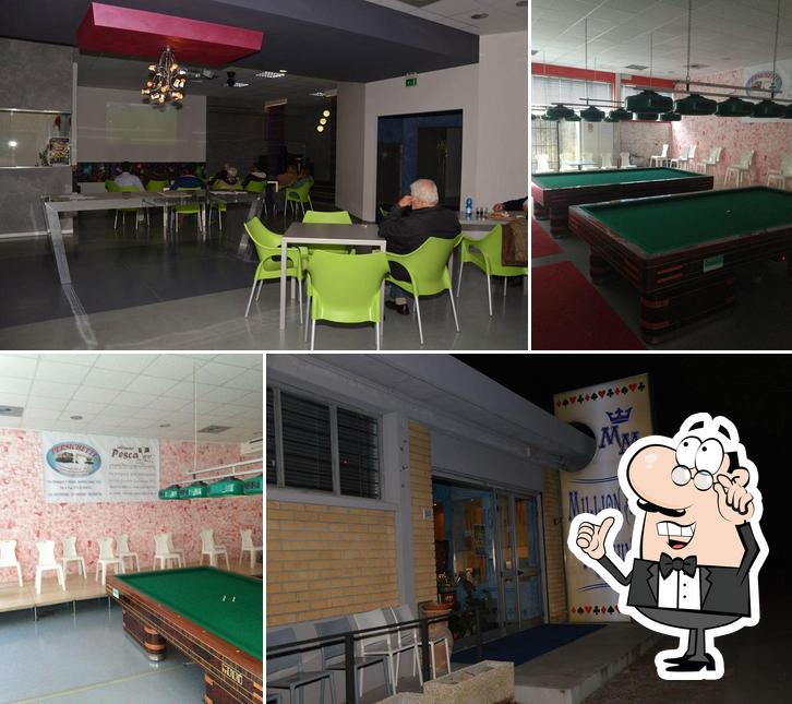 Millionaire machine bar sala del gioco