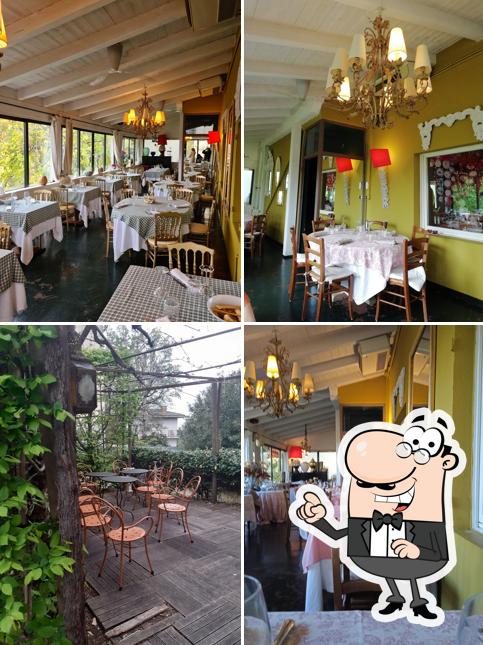 Gli interni di Antica Trattoria La Grotta