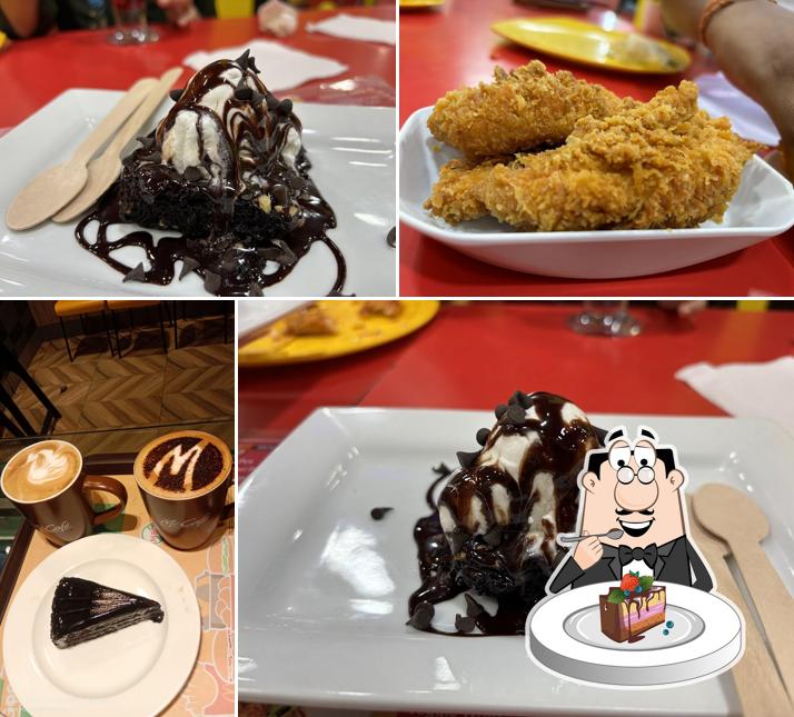 Chocolate cake at MCCAFE