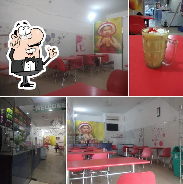 The interior of Jolt Juice Cafe