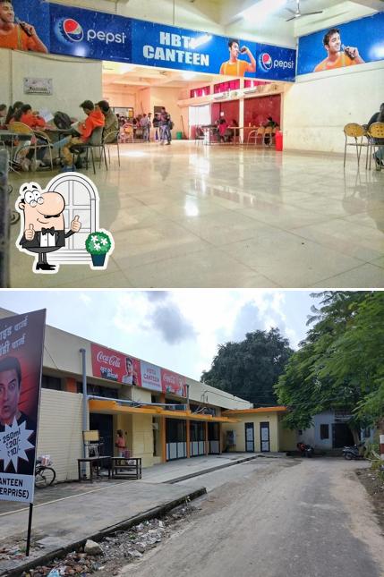 The exterior of Campus Cafeteria, HBTU