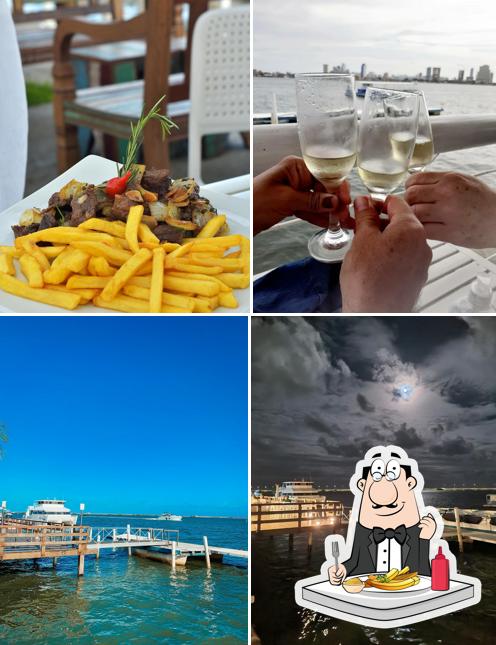 Prove cbatatas fritas francesas no Restaurante Catamaran
