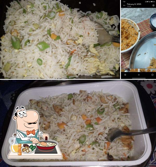 Fried rice at Shri Food Park