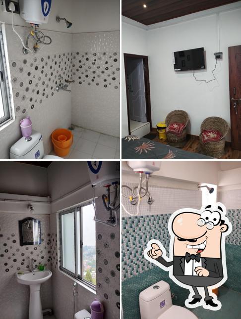 Take a seat at one of the tables at Springfield Stays Homestay and Resturant