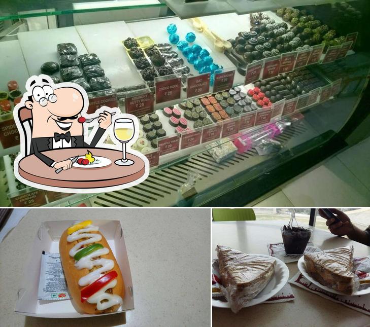 Food at Krazy For Chocolates Acropolis