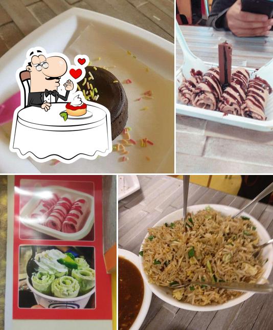 Spice Restaurant serves a variety of desserts