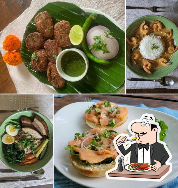 Food at Whispering cafe and Store