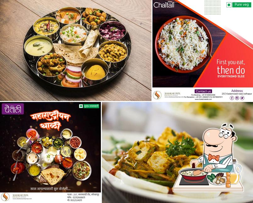 Fried rice at Hotel Chaitali Kolhapur