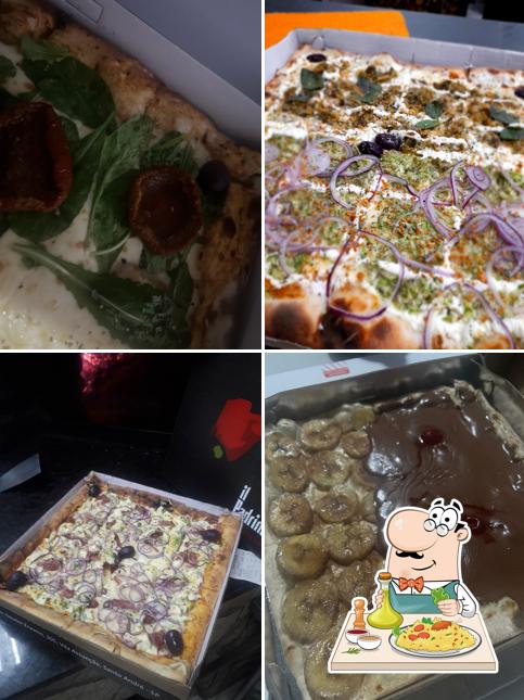 Comida em IL Padrino Pizza Quadrada