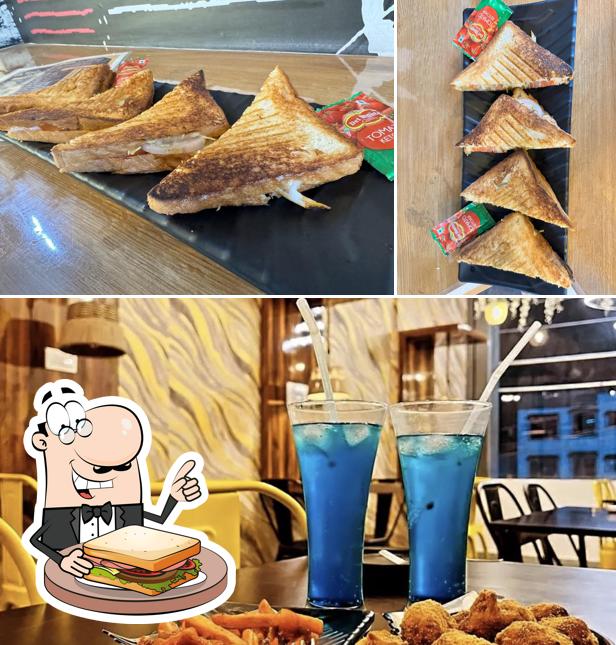 Grilled cheese sandwich at The Wok Cafe and Bakers