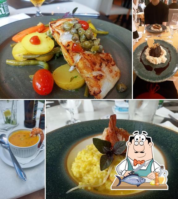 Salmão grelhado em Restaurante Nabuco