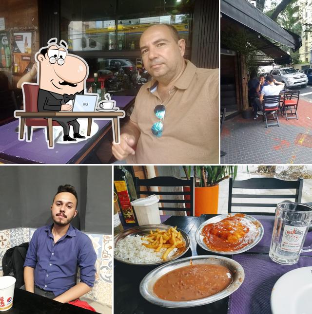 O interior do Bela Dama