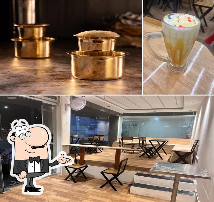 The interior of Palm Cafe & Restaurant