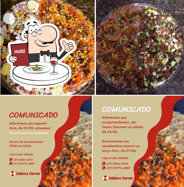 Comida em Caldos e Carnes