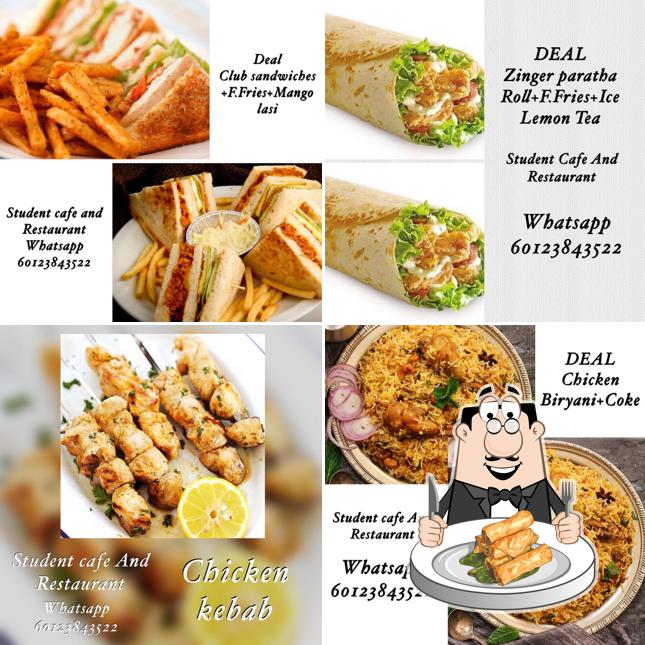 Spring rolls at THE STUDENT'S CAFE/RESTAURANT