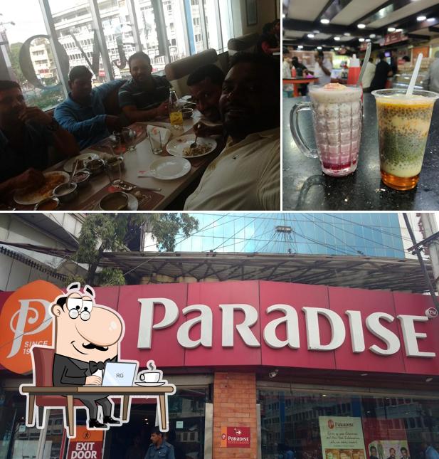 This is the image displaying interior and drink at Zam Zam Bakery Paradise