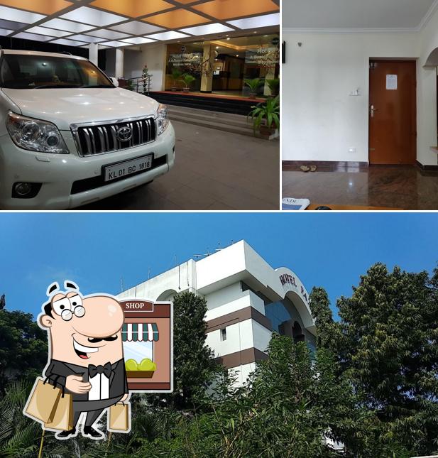 You can get some fresh air at the outside area of HOTEL PAMS