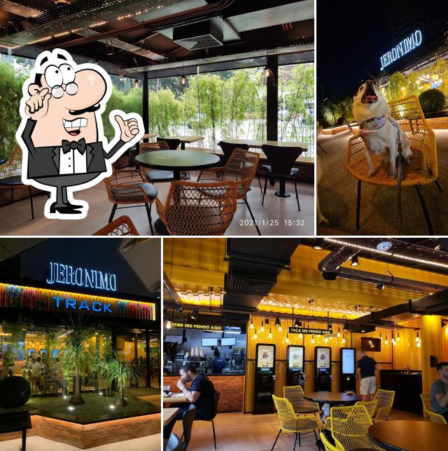 O interior do Madero & Jeronimo Burger Paineiras