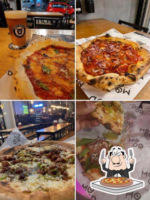 Escolha pizza no Pizza Mood