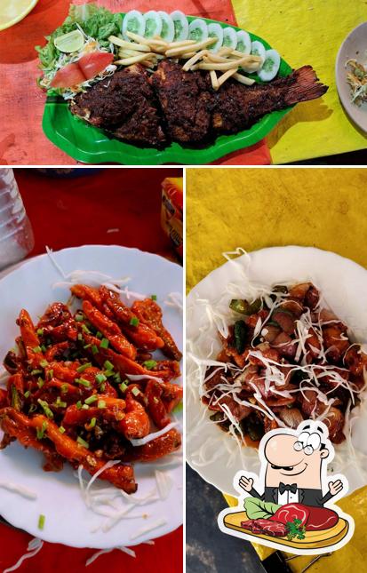 Order meat meals at Sea Breeze Shack