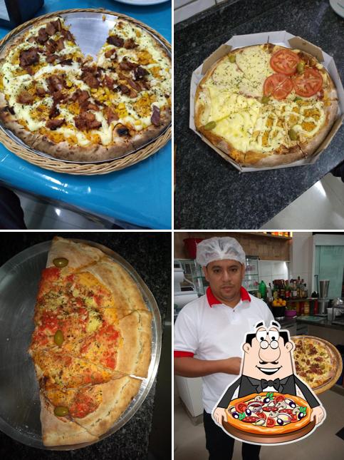 Consiga diferentes variedades de pizza