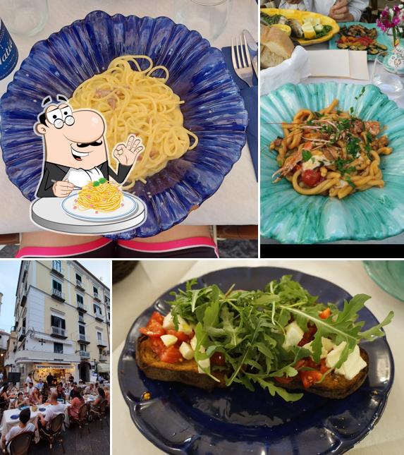 Spaghetti alla carbonara al Ristorante La piazzetta