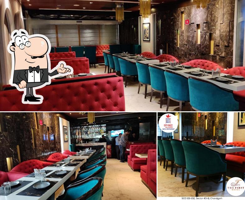 The interior of City Buzz Reloaded Late Night Restaurant Late Night Bar Best Restaurant