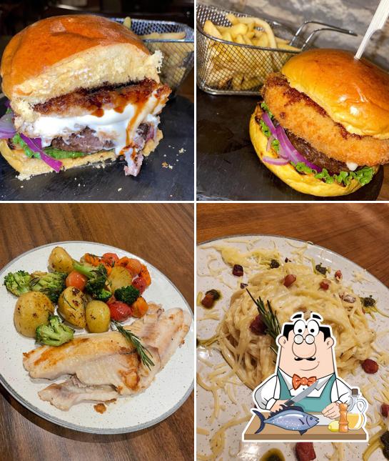 Salmão grelhado em Porto Fino Bistrô