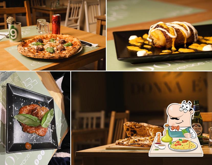 Cibo al Pizzeria Donna Eva quarto