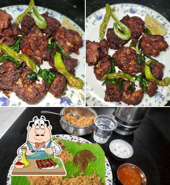 Get meat meals at SSA biriyani