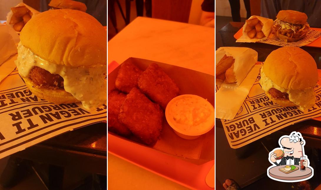 Peça um hambúrguer no Vegan Ti Burguer