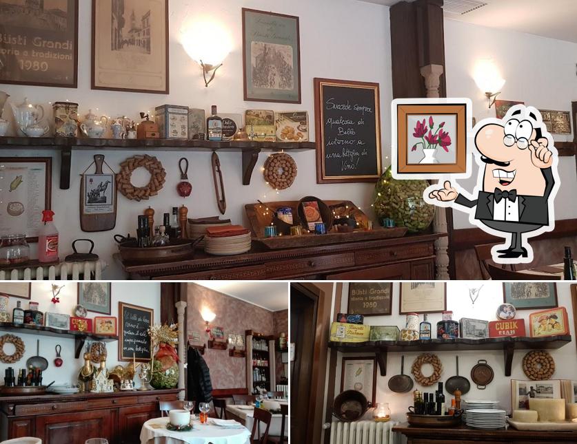 Gli interni di Osteria Dul Tarlisu Busto Arsizio